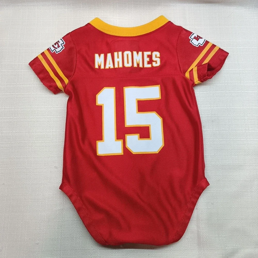 Patrick Mahomes Kansas City Chiefs NFL Jersey Bodysuit 3-6‎ Months
